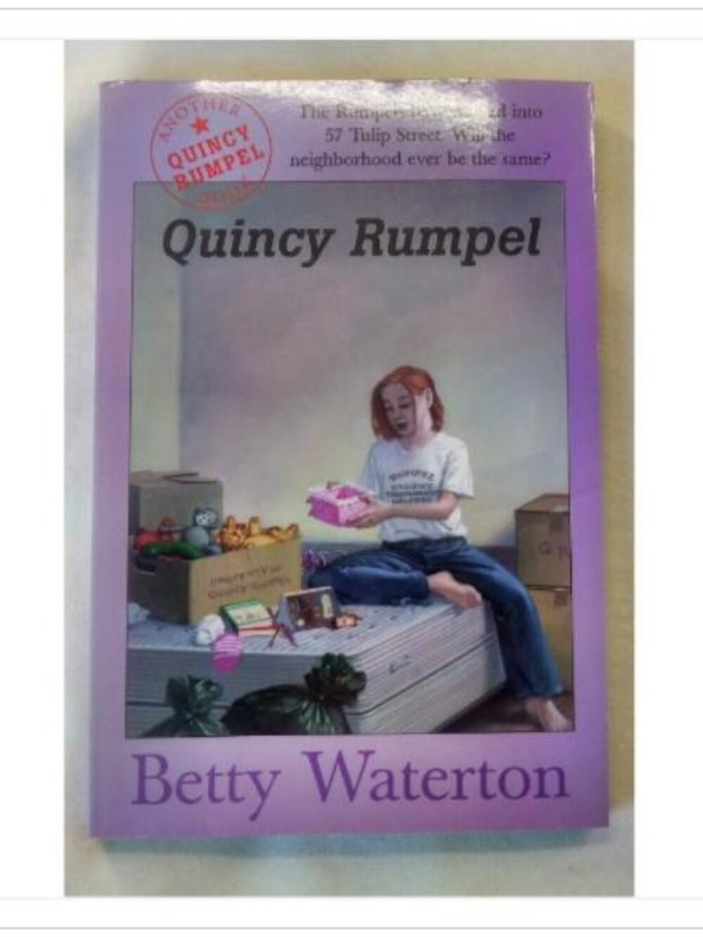 Quincy Rumpel Betty Waterton 2000 Revised Edition Paperback Book Vintage Novel